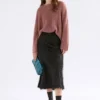 Agna-trui met patroon in Rosewood Agna-trui met patroon in Rosewood