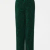 Altes-broek met groene Sinda-print