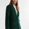 Altes-jasje groen met Sinda-print