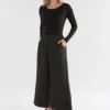 Culotte met wijde pijpen
