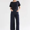 Eryn Space Blue Top Eryn Space Blue Top