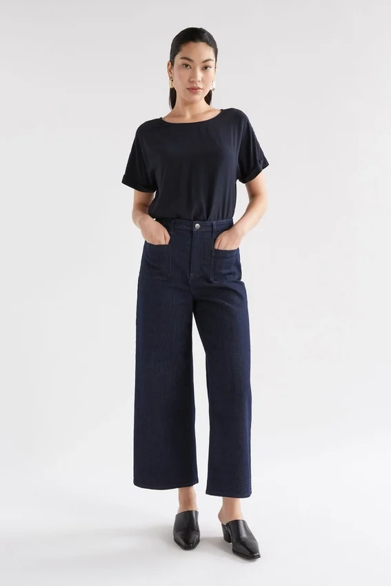 Eryn Space Blue Top Eryn Space Blue Top