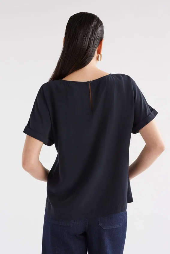 Eryn Space Blue Top Eryn Space Blue Top