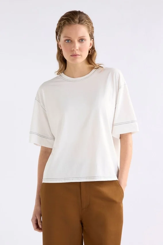 Famke T-shirt Wit Famke T-shirt Wit