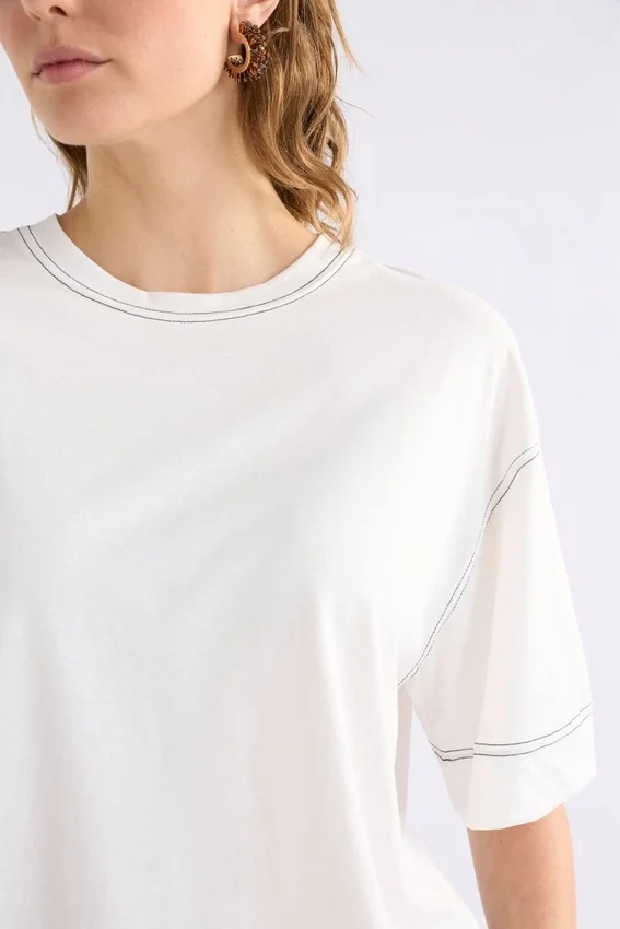 Famke T-shirt Wit Famke T-shirt Wit
