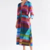 Gia shirtjurk met 3/4-mouwen Gia shirtjurk met 3/4-mouwen