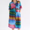 Gia shirtjurk met 3/4-mouwen Gia shirtjurk met 3/4-mouwen