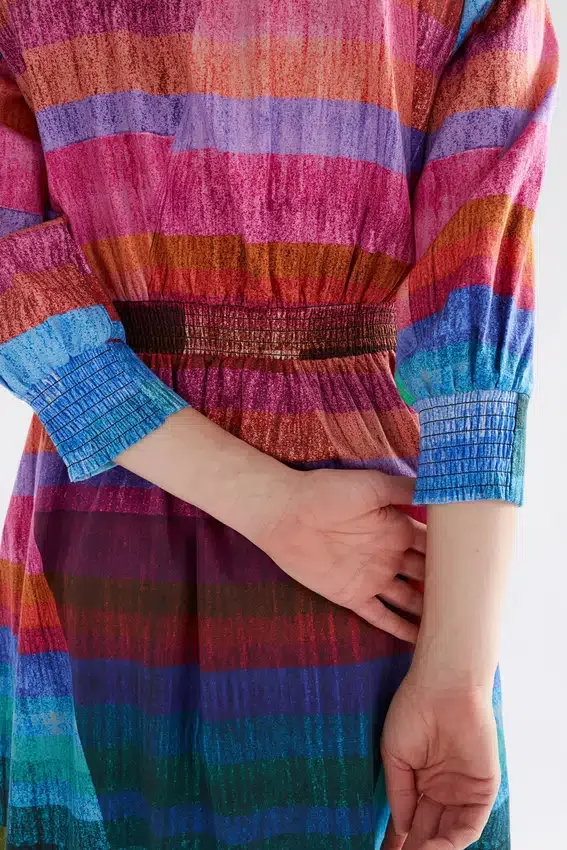 Gia shirtjurk met 3/4-mouwen Gia shirtjurk met 3/4-mouwen