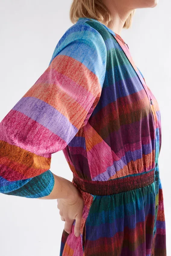 Gia shirtjurk met 3/4-mouwen Gia shirtjurk met 3/4-mouwen