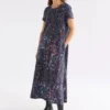 Haki-jurk met Tola-print Haki-jurk met Tola-print