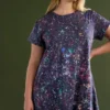 Haki-jurk met Tola-print Haki-jurk met Tola-print