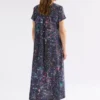 Haki-jurk met Tola-print Haki-jurk met Tola-print