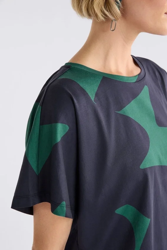 Haki T-shirt met korte mouwen Haki T-shirt met korte mouwen