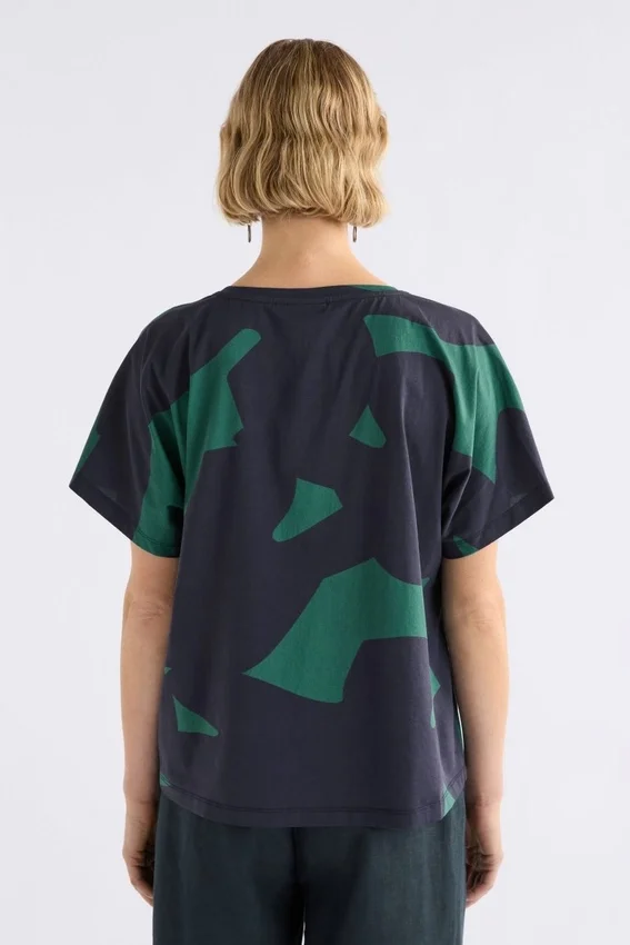 Haki T-shirt met korte mouwen Haki T-shirt met korte mouwen