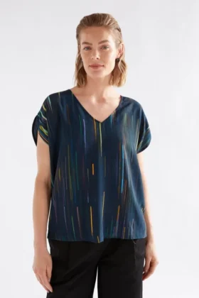 Kayra top met V-hals