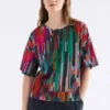 Kyla T-shirt met Mella-print Kyla T-shirt met Mella-print