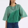 Linnen top met Ortler-print Linnen top met Ortler-print