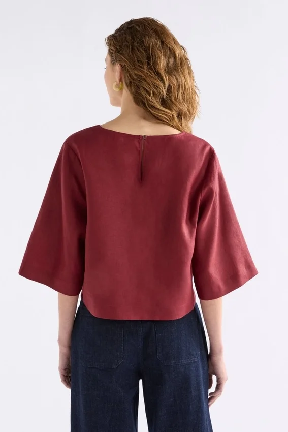 Llinen Light top met V-hals Llinen Light top met V-hals