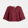 Llinen Light top met V-hals Llinen Light top met V-hals