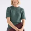 Luft Lurex-gebreide top Saliegoud Luft Lurex-gebreide top Saliegoud