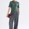 Luft Lurex-gebreide top Saliegoud Luft Lurex-gebreide top Saliegoud