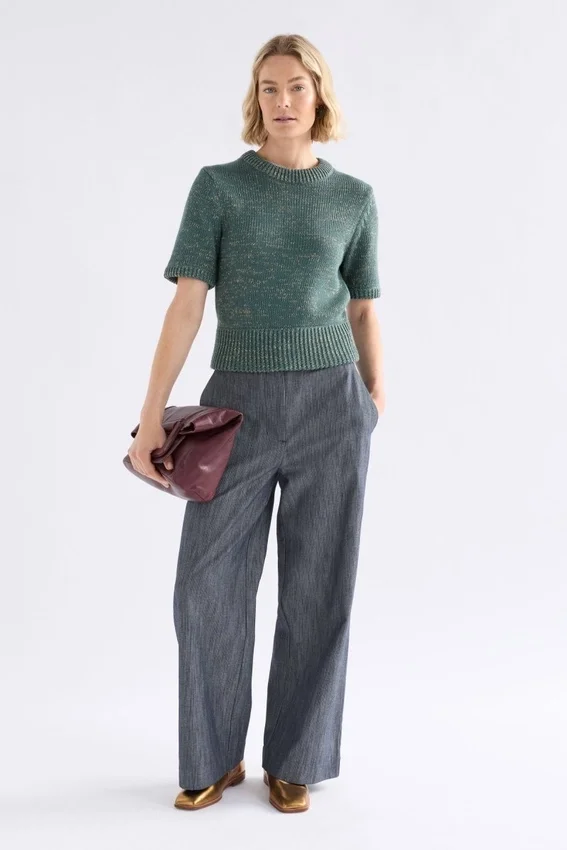 Luft Lurex-gebreide top Saliegoud Luft Lurex-gebreide top Saliegoud