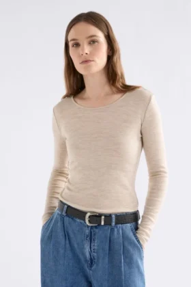Merino-shirt met lange mouwen