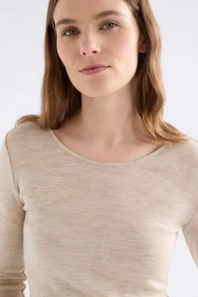 Merino-shirt met lange mouwen