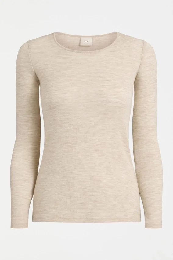 Merino-shirt met lange mouwen Merino-shirt met lange mouwen