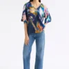 Moda top met V-hals Moda top met V-hals