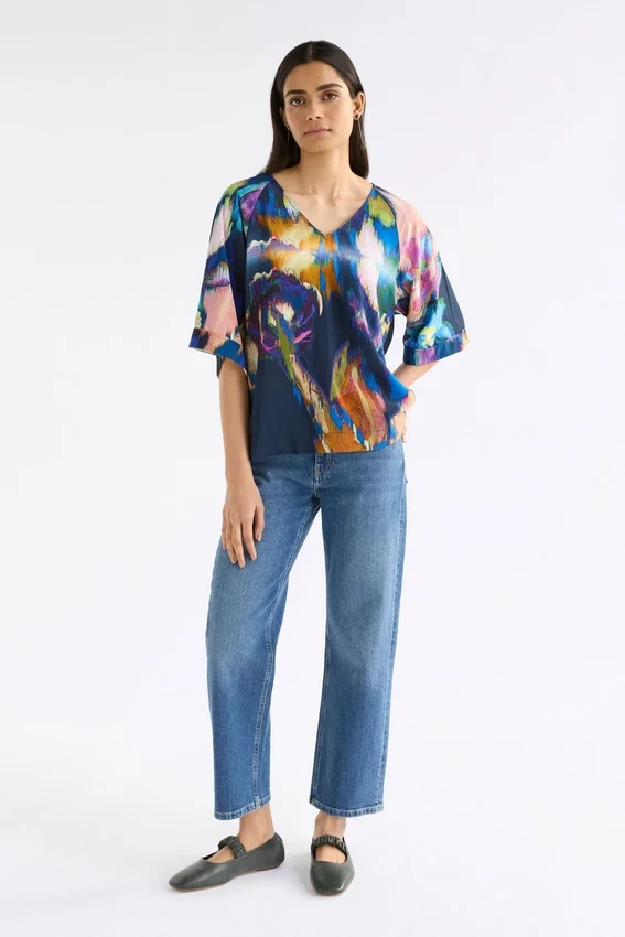 Moda top met V-hals Moda top met V-hals