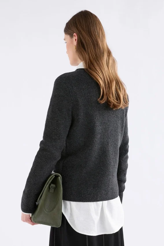 Nevis merino-trui, antraciet Nevis merino-trui, antraciet