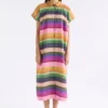 Tilko linnen overhemdjurk met Lysbro-print Tilko linnen overhemdjurk met Lysbro-print
